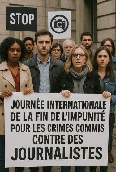 Journée internationale de la fin de l’impunité pour les crimes commis contre des journalistes