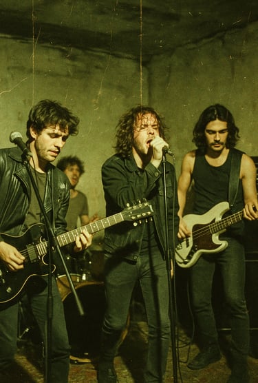 Groupe de Rock live - Journée internationale de la musique
