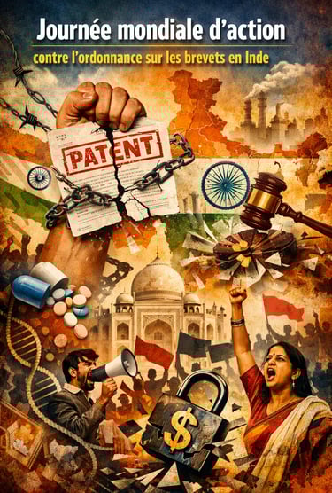 Journée mondiale d’action contre l’ordonnance sur les brevets en Inde