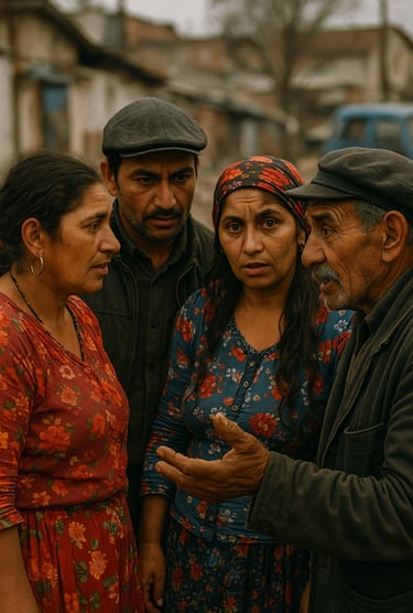 Des Roms discutent Pour la Journée mondiale de la langue Romani