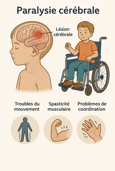 illustration paralysie cérébrale