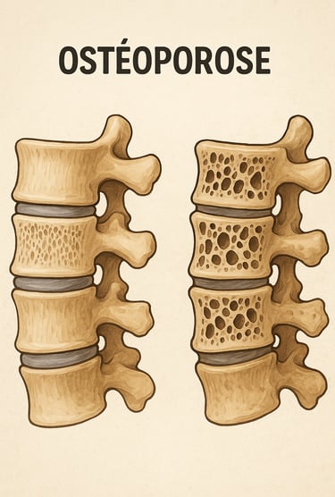 illustration ostéoporose