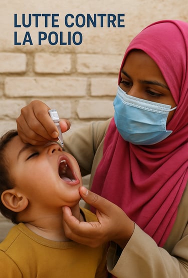 Administration du Traitement - Journée mondiale de lutte contre la polio