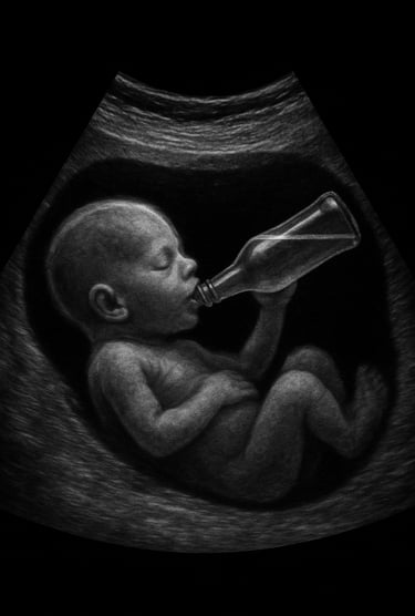 Illustration pour la Journée mondiale de sensibilisation au syndrome d’alcoolisation fœtale