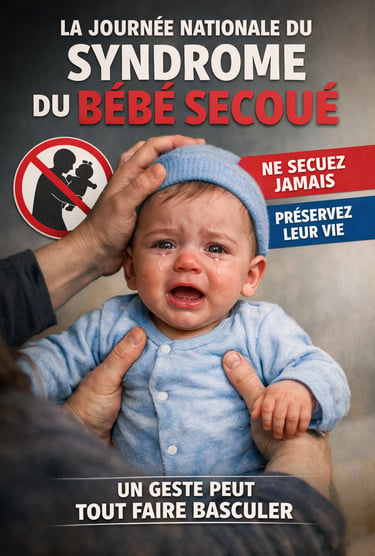 Journée nationale du syndrome du bébé secoué
