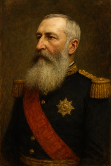 Kongo laisvosios valstybės savininko Leupoldo II DI portretas