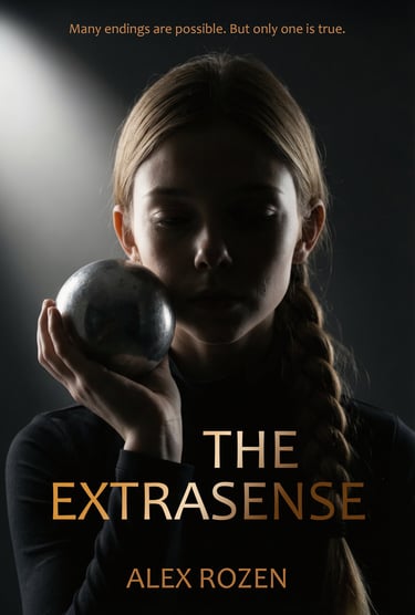 A young woman holding a metal ball