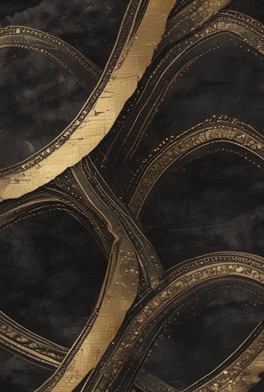 fond décoratif de couleur noir et doré