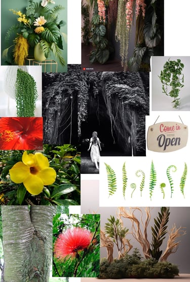 moodboard plantes sauvages