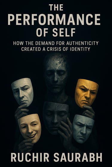 Official book cover for The Performance of Self by Ruchir Saurabh.