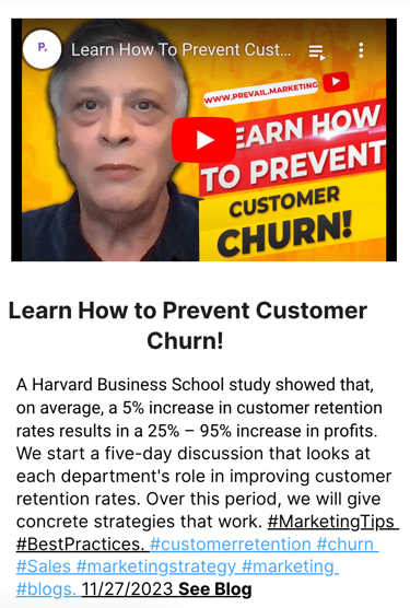 Learn How to Avoid Churn