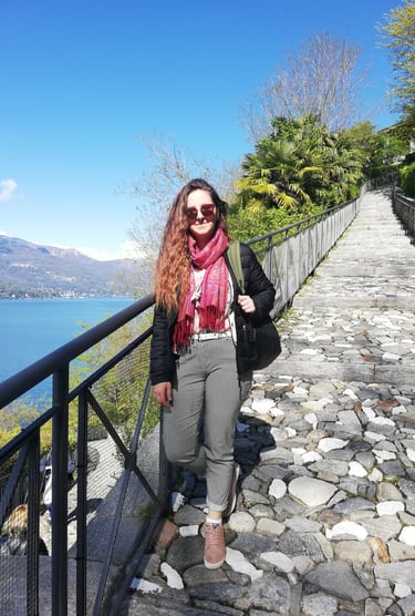 Dzūkaitė keliaujanti Italijoje