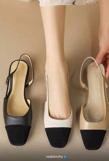 a woman's feet and shoes with a woman's feet and a woman