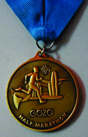 GOZO Marathon Medal