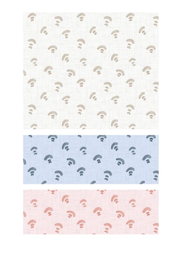 Organic watercolours curves seamless surface patterns for wallpaper, home decor and textile licensing.