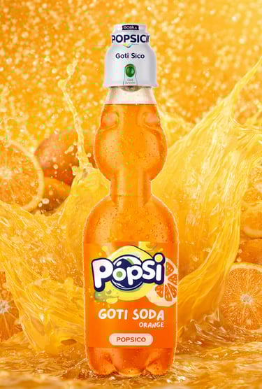 Popsi Goti Soda Orange