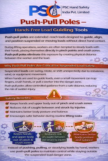 Suspended Load Safety-Hands Free Tools