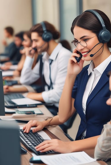 An array of cosmetic products elegantly displayed on a wooden table.