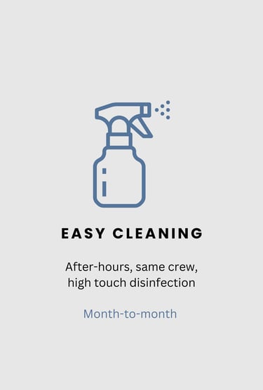 easy cleaning badge
