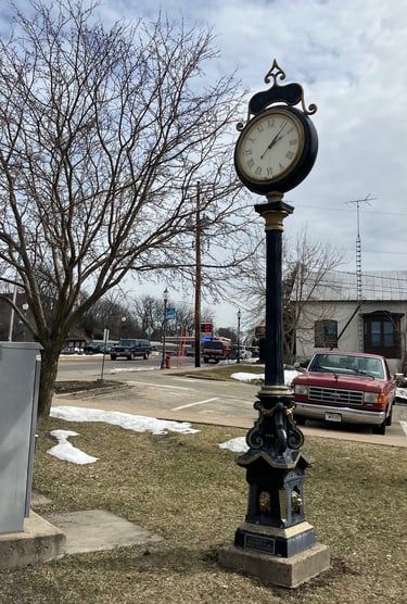 The Montello Wisconsin Clock
