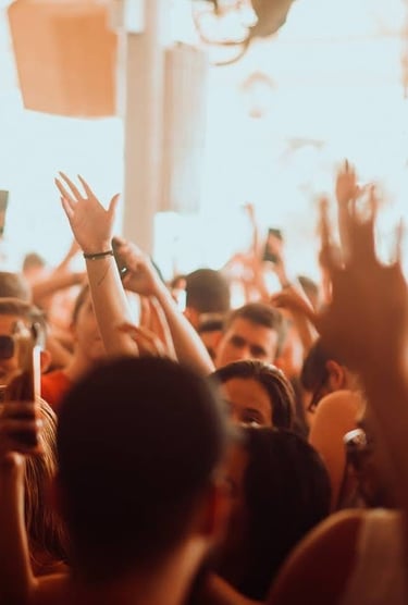 Vibrant atmosphere at a special event