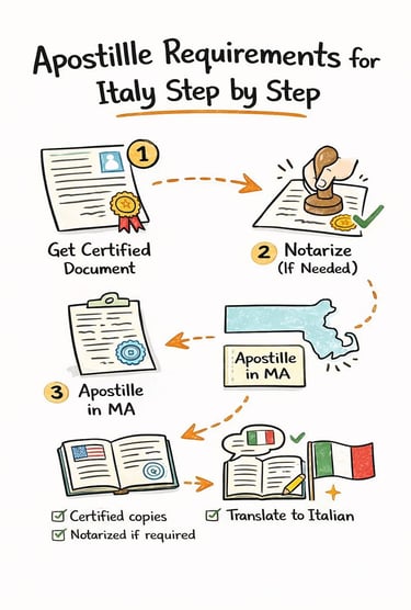 Apostille Requirements for italy image