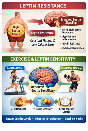 Exercise and Leptin Resistance: How Physical Activity Restores Appetite Control and Metabolic Health