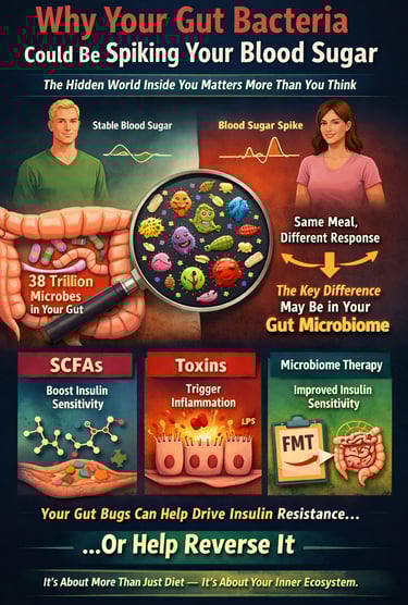 New research shows gut health plays a key role in insulin resistance. Find out how to improve your m