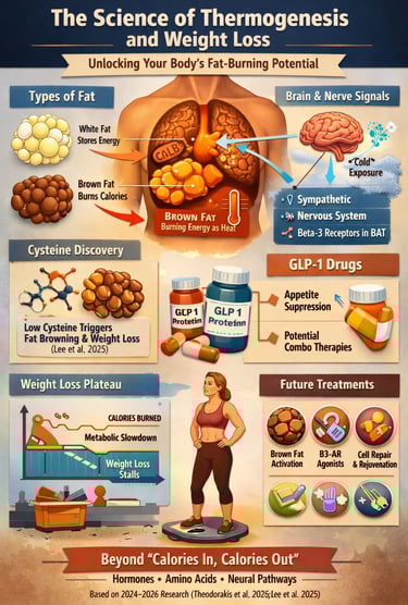 Your Body’s Hidden Fat-Burning Furnace: The New Science of Thermogenesis, Brown Fat, and Weight Loss