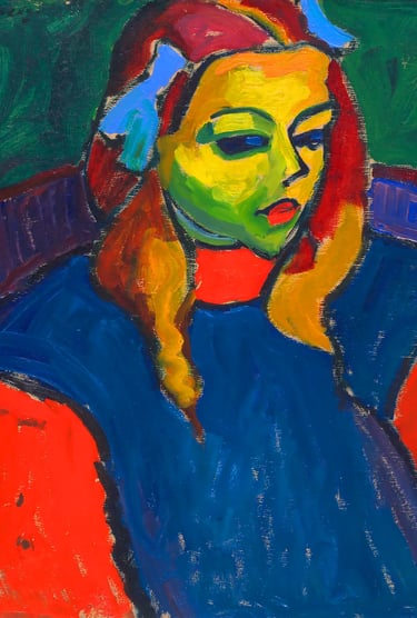 Kleurrijk schilderij – voorbeeld van expressief schilderen