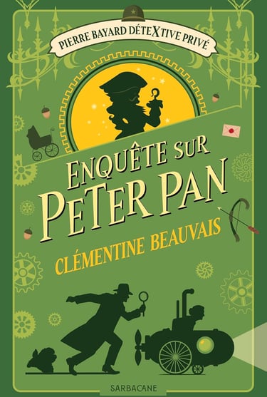 Première de couverture du roman Enquête sur Peter Pan de Clémentine Beauvais