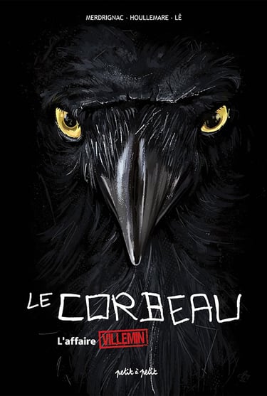 Première de couverture de la BD Le corbeau : L'affaire Grégory Villemin