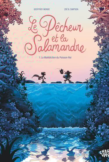 Première de couverture du tome 1 de la BD Le Pêcheur et la Salamandre