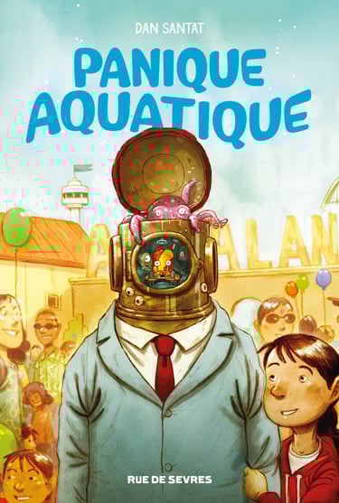 Première de couverture de la BD Panique aquatique de Dan Santat