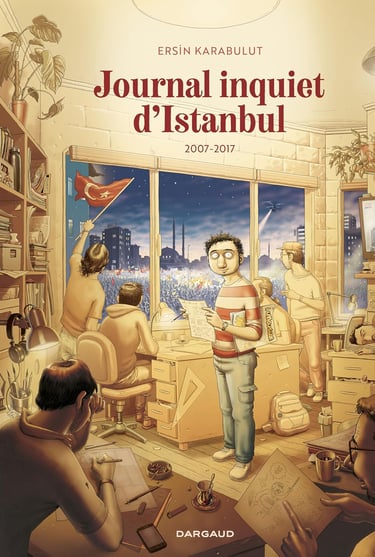 Première de couverture du tom 2 de la BD Journal inquiet d'Istanbul