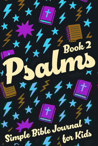A book cover for Simple Bible Journal, Psalms: Book 2