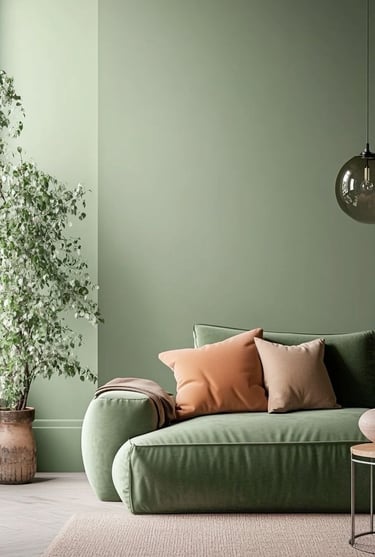 boya uygulaması sonrası modern iç mekan görünümü