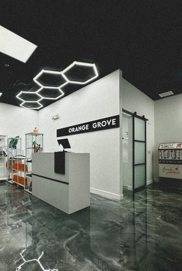 Lobby of Orange Grove Tattoo