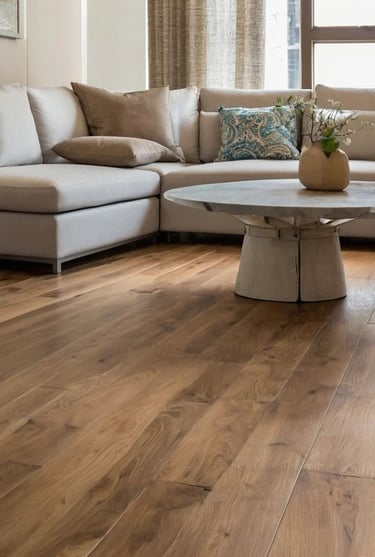 parke uygulaması sonrası iç mekân görünümü