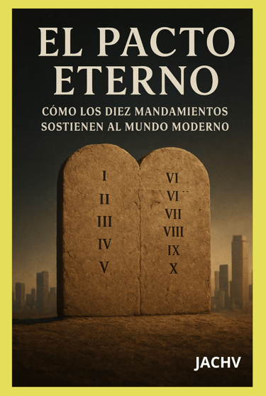 Portada del libro “El Pacto Eterno: Cómo los Diez Mandamientos Sostienen al Mundo Moderno”