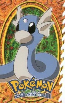 E10 Of E12 Dratini Topps Pokémon The First Movie die cut