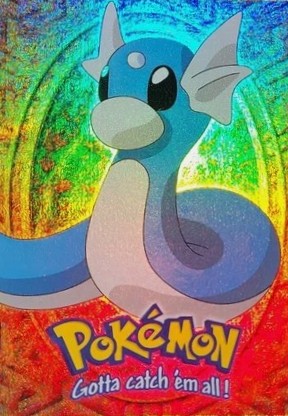 E10 Of E12 Dratini Topps Pokémon The First Movie rainbow foil