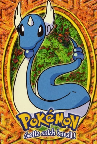 E11 of E12 Dragonair Topps Pokémon The First Movie