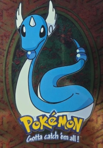 E11 of E12 Dragonair Topps Pokémon The First Movie silver foil