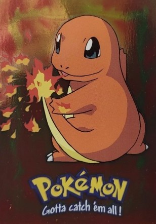 E4 Of E12 Chamander Topps Pokémon The First Movie silver foil