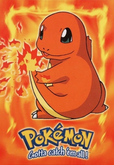 E4 Of E12 Chamander Topps Pokémon The First Movie