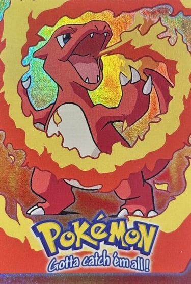 E5 Of E12 Charmeleon Topps Pokémon The First Movie rainbow foil