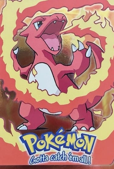 E5 Of E12 Charmeleon Topps Pokémon The First Movie silver foil