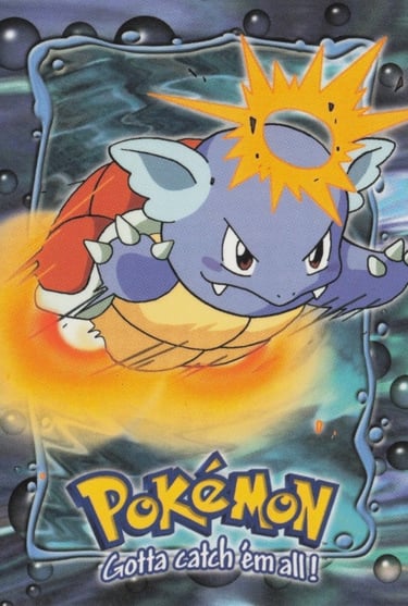 E8 of E12 Wartortle Topps Pokémon The FIrst Movie