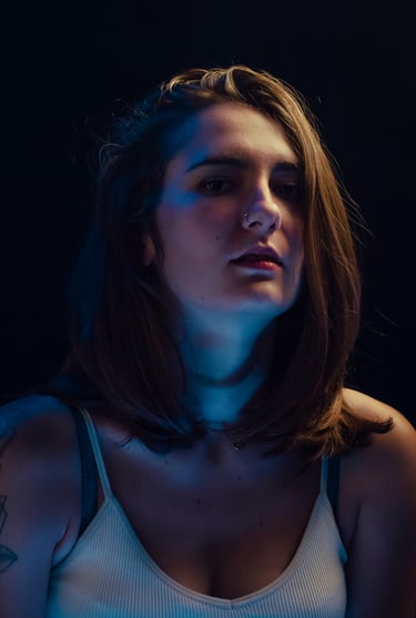 Photo portrait inspirant figée par un photographe et vidéaste, à Pau